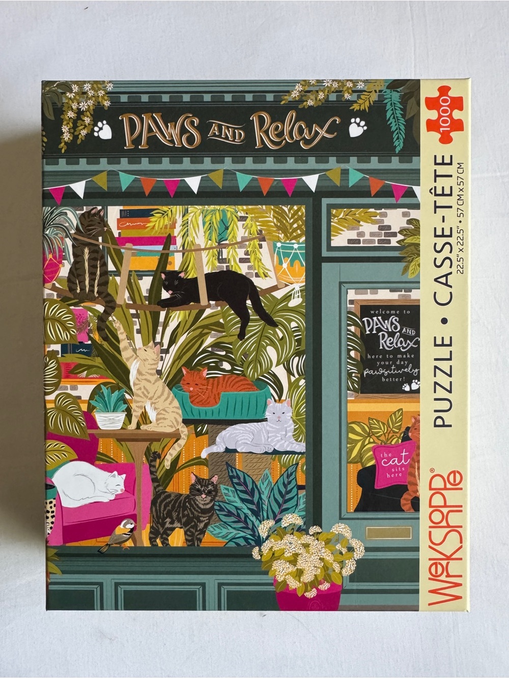 WerkShoppe PAWS AND RELAX 1000-Piece Jigsaw Puzzle